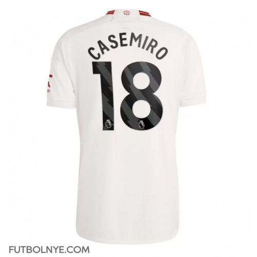 Camiseta Manchester United Casemiro #18 Tercera Equipación 2023-24 manga corta